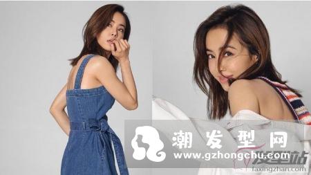 小波浪卷发型图中长发 减龄又百搭女神感爆棚