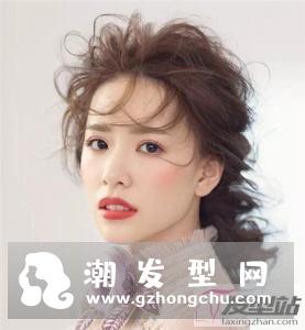 韩式婚纱照新娘发型 凌乱感造型尽显浪漫