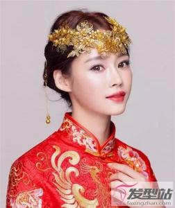 古典中式新娘发型 浪漫婉约别致亮眼