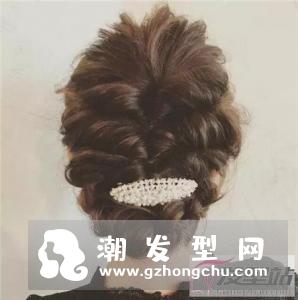 简单大气中式新娘盘发图片 各种盘发风格应有尽有