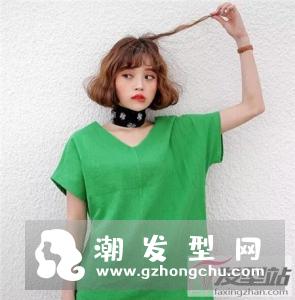 齐肩波波烫什么卷好看 玫瑰卷A字卷发打造小V脸