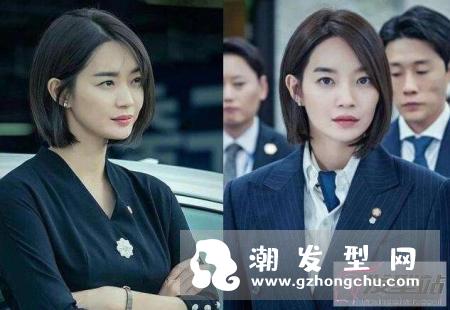 气质直系波波头短发回归 五官变立体好感度马上提升
