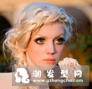 欧美田园风新娘发型 美在够清新自然
