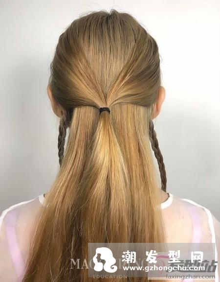 伴娘发型披肩编发 半扎编发让你魅力提升不止一点