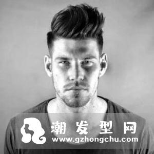 18岁以上男士适合的发型 板寸侧分背头一道杠