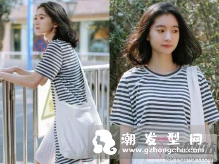 无刘海时尚梨花头 诠释小清新之美