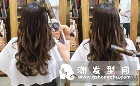 大波浪卷发教程卷发棒 记住三条线手残也能卷出女神大波浪！