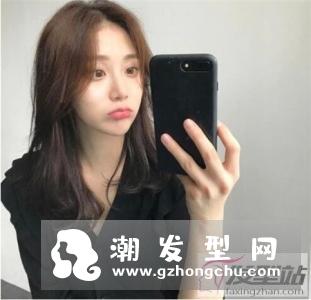 韩式自然微卷中长发 充满清新靓丽少女感
