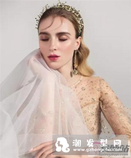 法式浪漫新娘妆发 “抽丝感”引领绝代风华