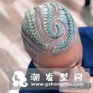 长发男生怎么编发好看 个性贴头辫简直不要太酷