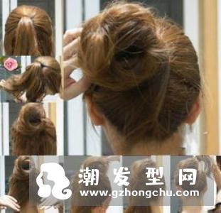 短发丸子头的扎法图解 你的假发准备好了吗