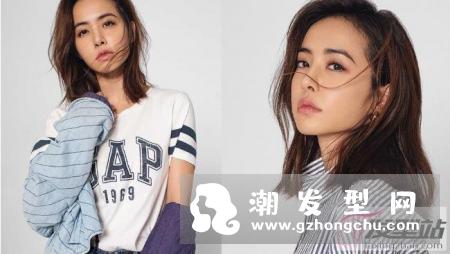 小波浪卷发型图中长发 减龄又百搭女神感爆棚