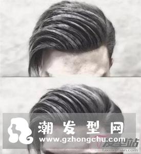 今年流行的人气男发 两边短侧分背头酷炫有型