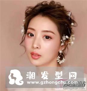气质韩式新娘发型 森系鲜花新娘最美