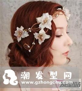 绝美新娘敬酒发型 新颖唯美人见人爱