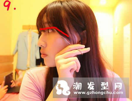 空气刘海往上翘怎么办 自己怎么剪