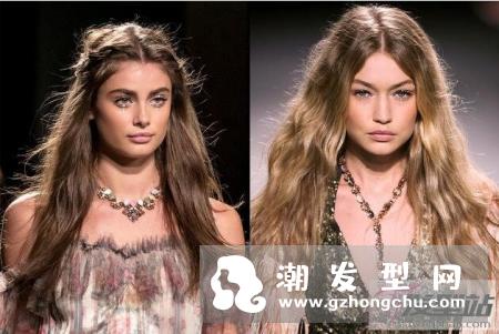 大波浪卷发已经过气，女星模特都爱上减龄又易打理的微卷发型！