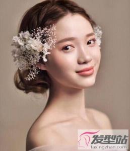 适合圆脸的新娘发型 这些发型超修颜全场最美