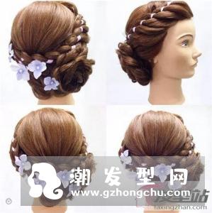 无花不森系 鲜花新娘造型