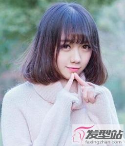 圆脸女生适合梨花头吗 修颜塑型尽显可爱魅力