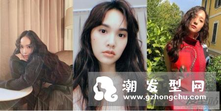 带一点微波线条的蓬松水波卷发 修饰脸型又能增加女人味