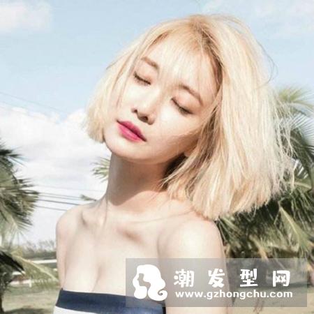 佟丽娅头发是什么颜色 同款浅金色短发图片