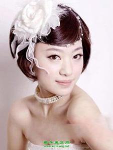 短头发新娘造型 短发新娘也可以很浪漫