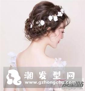 浪漫森系新娘发型 空气感盘发唯美动人