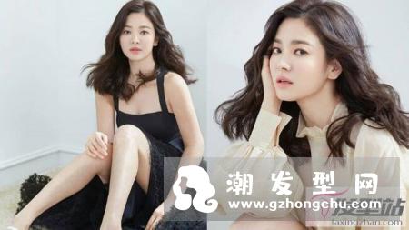 小波浪卷发型图中长发 减龄又百搭女神感爆棚