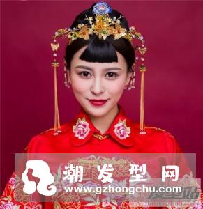 中式礼服新娘发型 复古打造你的美