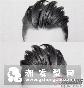 今年流行的人气男发 两边短侧分背头酷炫有型
