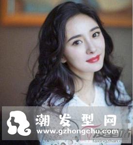 大卷发型图片中长发 散发优雅妩媚女人味