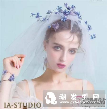 法式浪漫新娘妆发 “抽丝感”引领绝代风华
