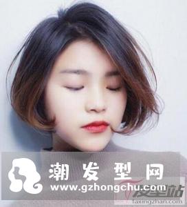 女生波波头怎么剪 发尾内扣更洋气瘦脸