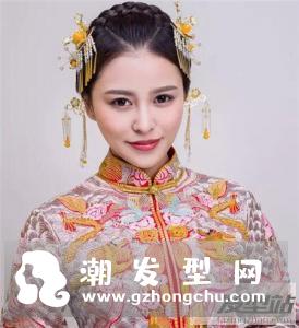中式礼服新娘发型 复古打造你的美