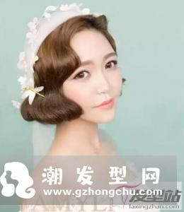有刘海的新娘发型 百变刘海瘦脸显气质
