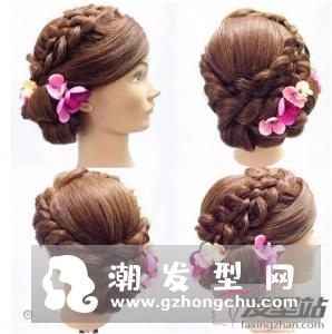 甜美鲜花新娘发型 自带花仙子灵气