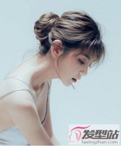 头发少的人怎么盘发 简约盘发甜美显发量