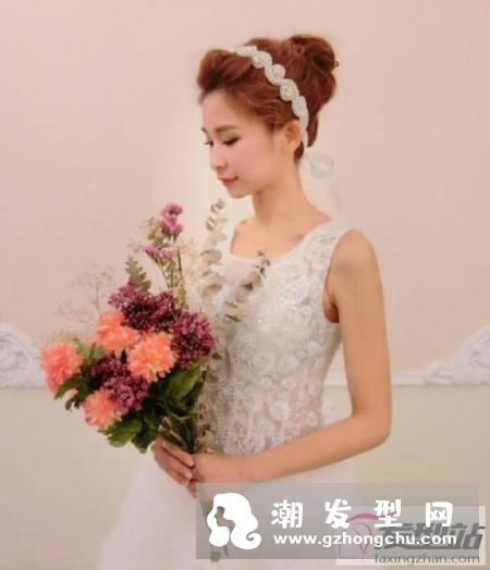 高贵大气新娘发型图片 让五官更立体打造最美丽动人新娘