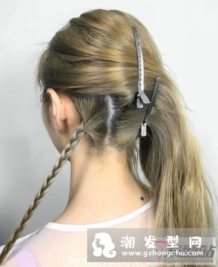 伴娘发型披肩编发 半扎编发让你魅力提升不止一点