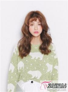 中长发森系卷发 打造唯美小仙女