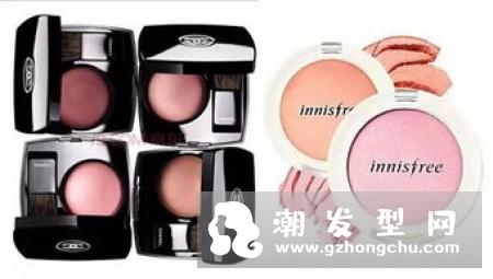 香奈儿屏风腮红怎么样 试色图片