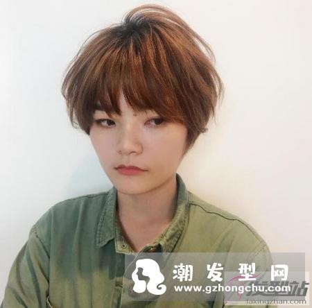 超萌日系女孩刘海蘑菇头 超短男孩风让人忍不住想摸摸头