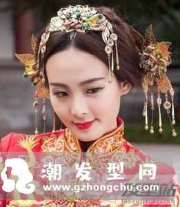 超美古装新娘发型 散发端庄古典贵气