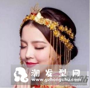 古典中式新娘盘发 高贵迷人气质佳