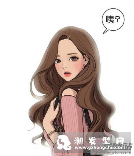 漫画真实版浪漫长发卷发发型 经典飘逸长卷发最有女神风范