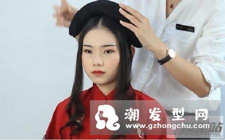 古装新娘发型教程图解步骤 中式新娘盘发更加端庄有气场