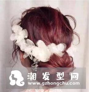 浪漫森系新娘发型 空气感盘发唯美动人