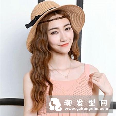 小波浪卷中长发头发图片 怎么打理