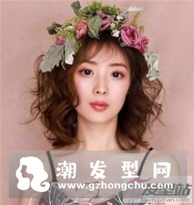 气质韩式新娘发型 森系鲜花新娘最美